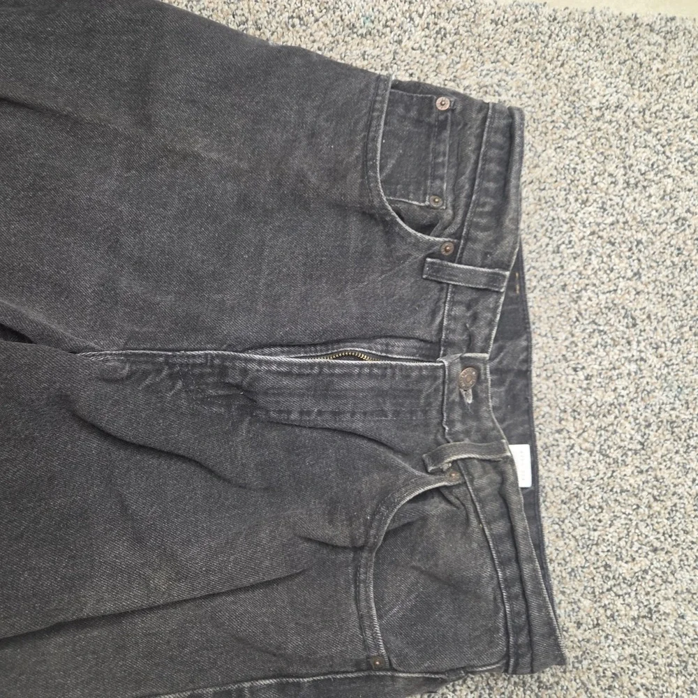 Vintage Levis 550 Mens 33x34 Black Relaxed Fit Tapered Leg Jeans Made in USA 90s